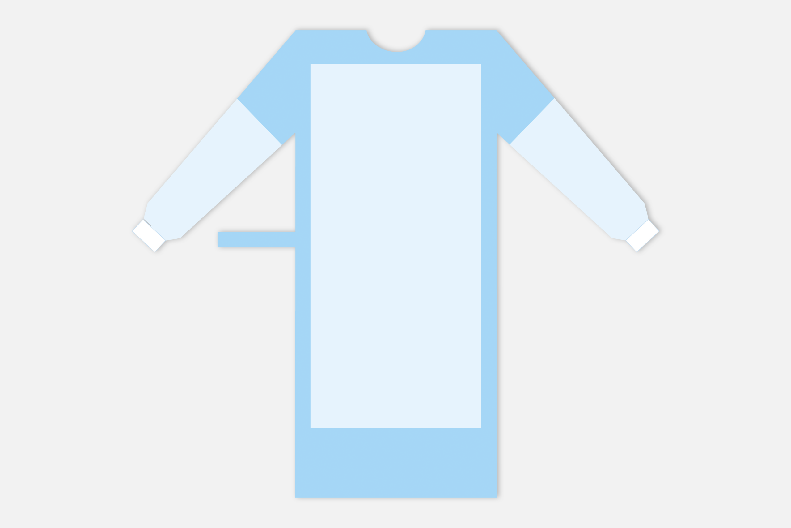 Bata quirúrgica reforzada